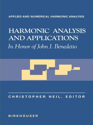 cover image of Harmonic Analysis and Applications